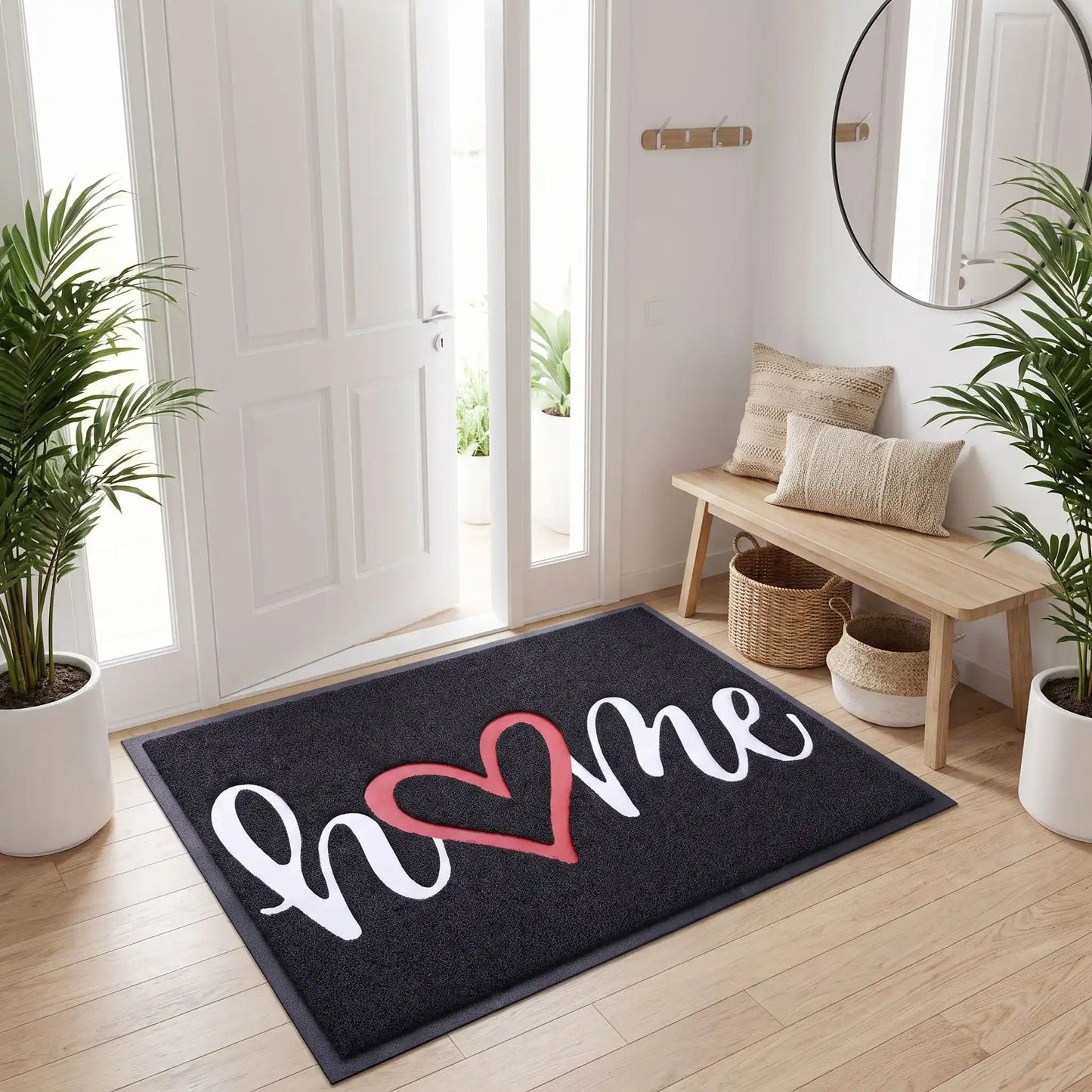 Tapis d’entrée NORDEN™ AquaStop home technique PVC et caoutchouc noir
