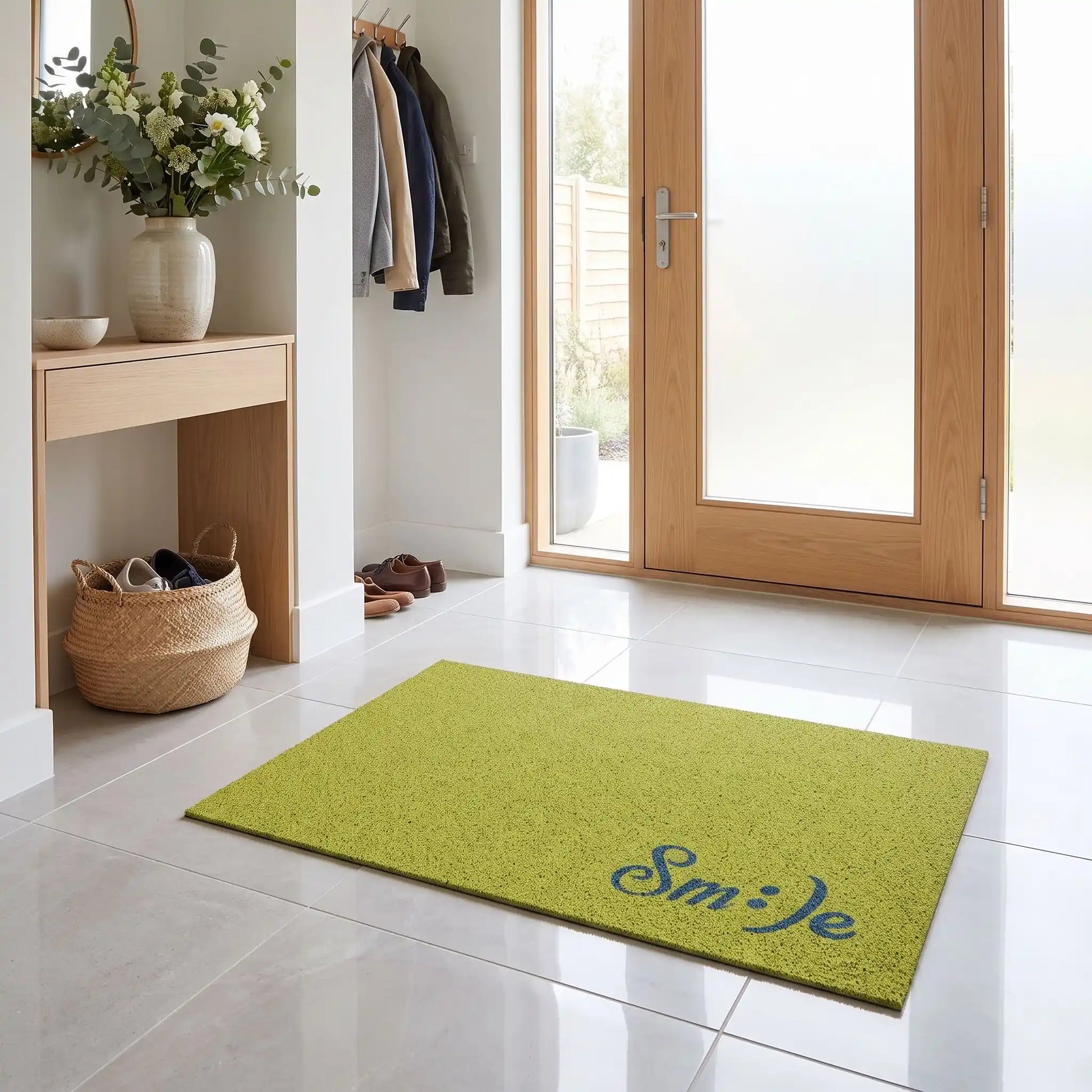 Tapis d’entrée NORDEN™ CleanStep capture antipoussière PVC & soie jaune