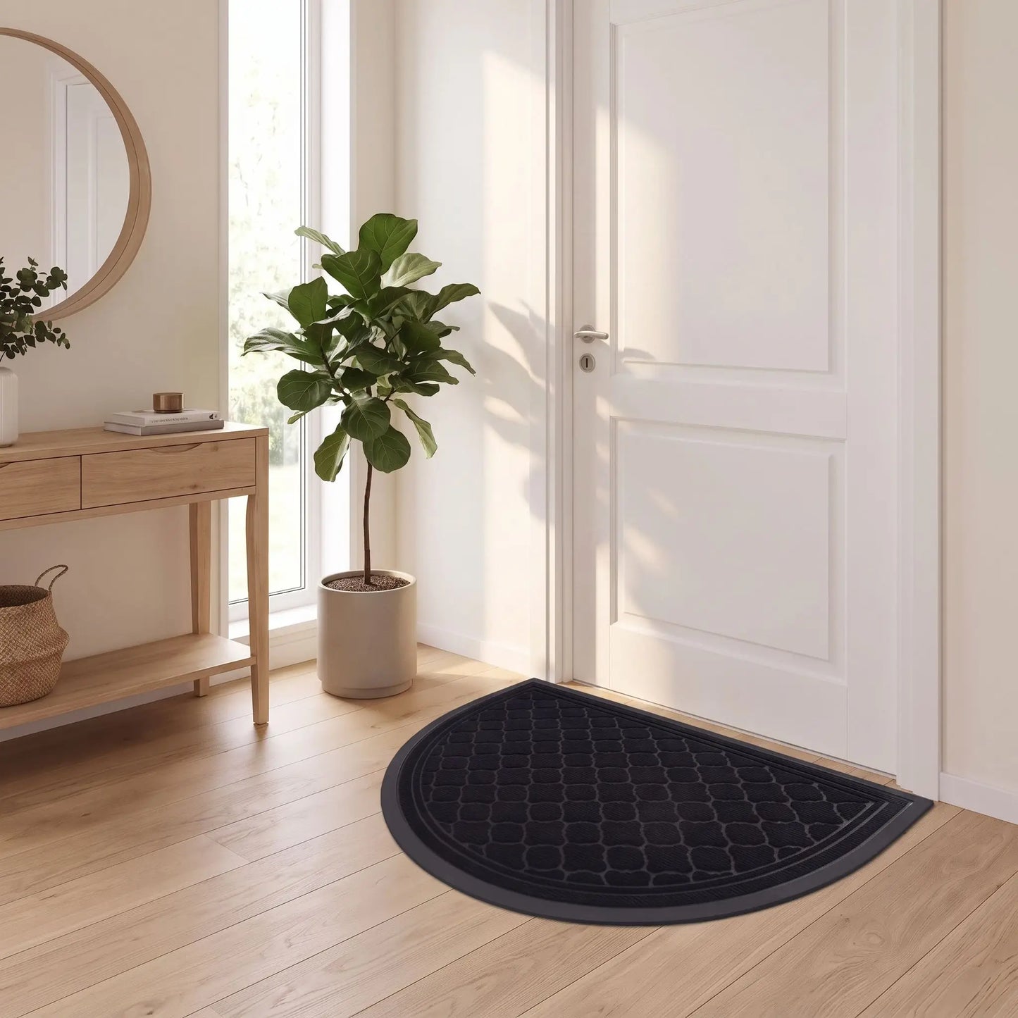 Tapis d’entrée | NORDEN™ – Demi‑Lune Performance Technique Polyester & Caoutchouc