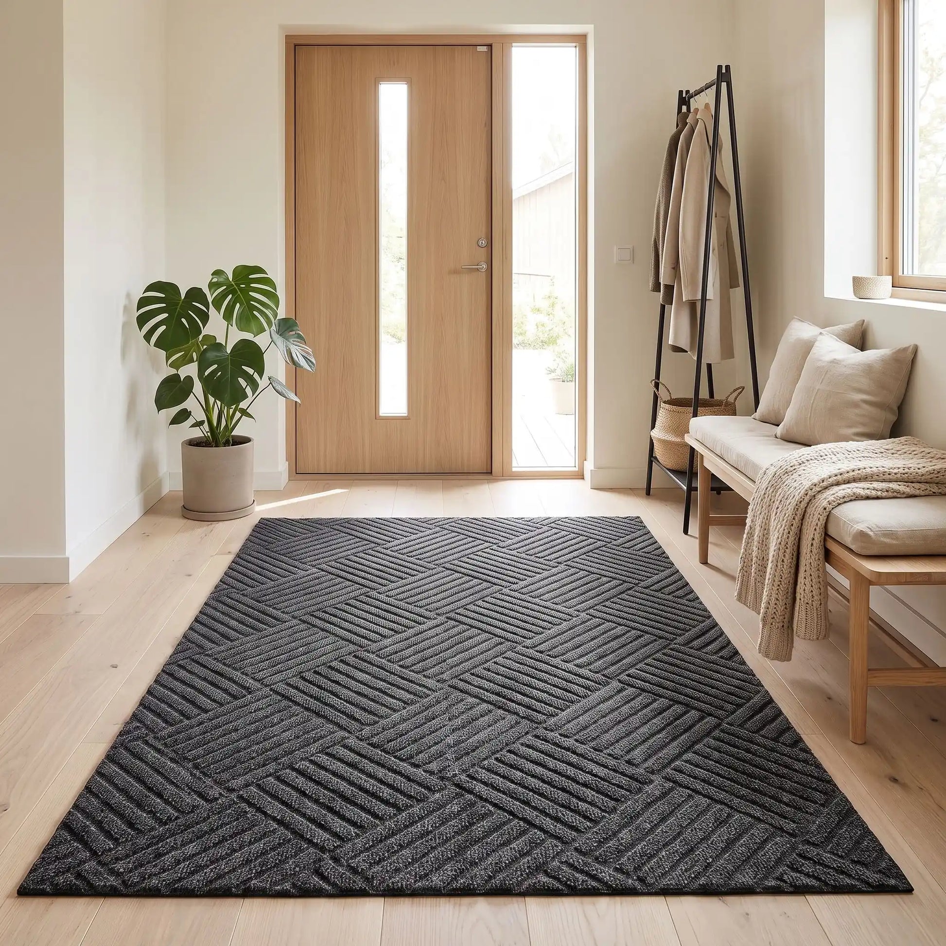 Tapis d’entrée NORDEN™ haute‑résistance en polyester épais et caoutchouc