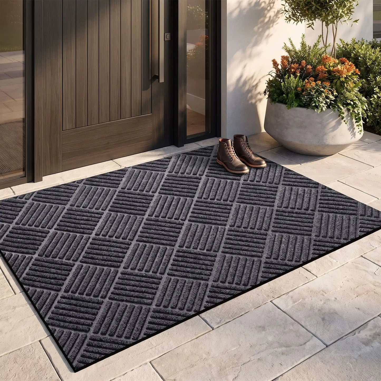 Tapis d’entrée NORDEN™ polyester épais haute‑résistance pour entrée 