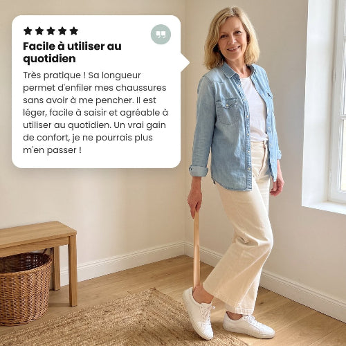 Chausse-pied Long en Hêtre — Lättsteg™